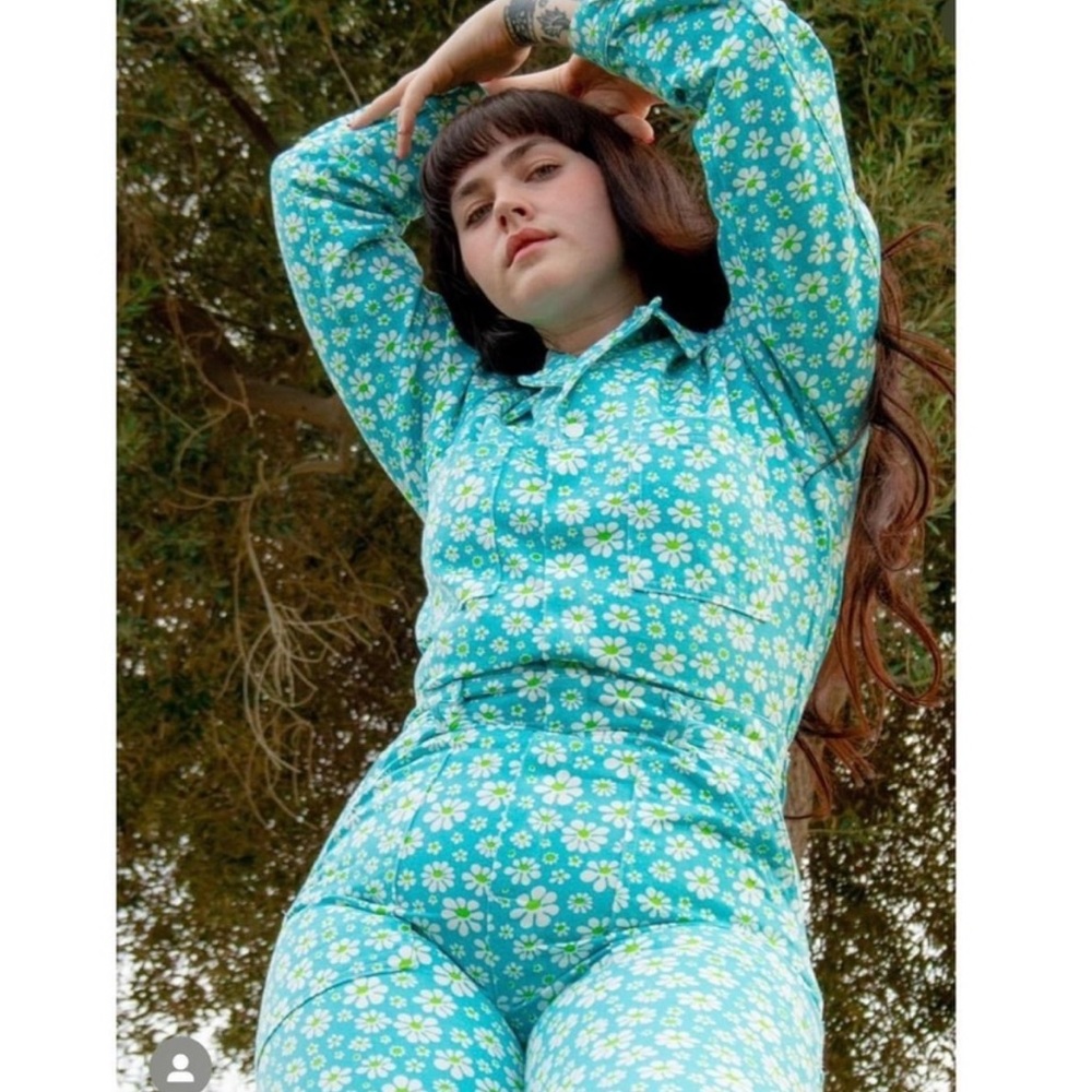Big Bud Press Everyday Jumpsuit in Lazy Daisy 🌼 1XL NWOT